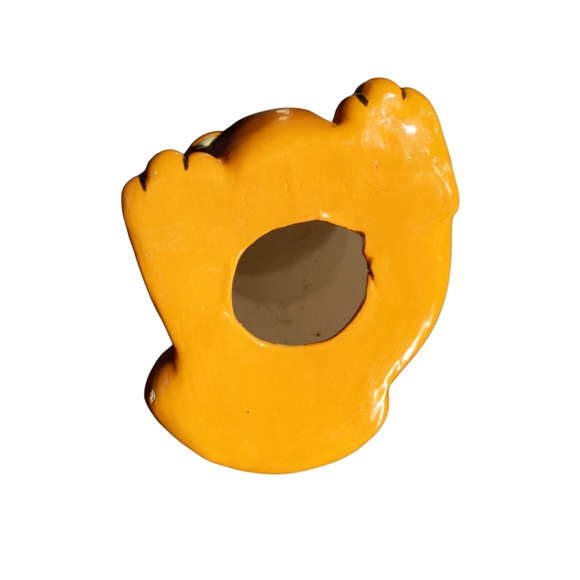 Handmade Ceramic Garfield 1980s EUC FREE SHIPPING - Picture 4 of 7